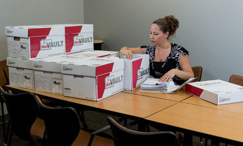 Onsite Document Delivery and Review with Secure Storage Boxes